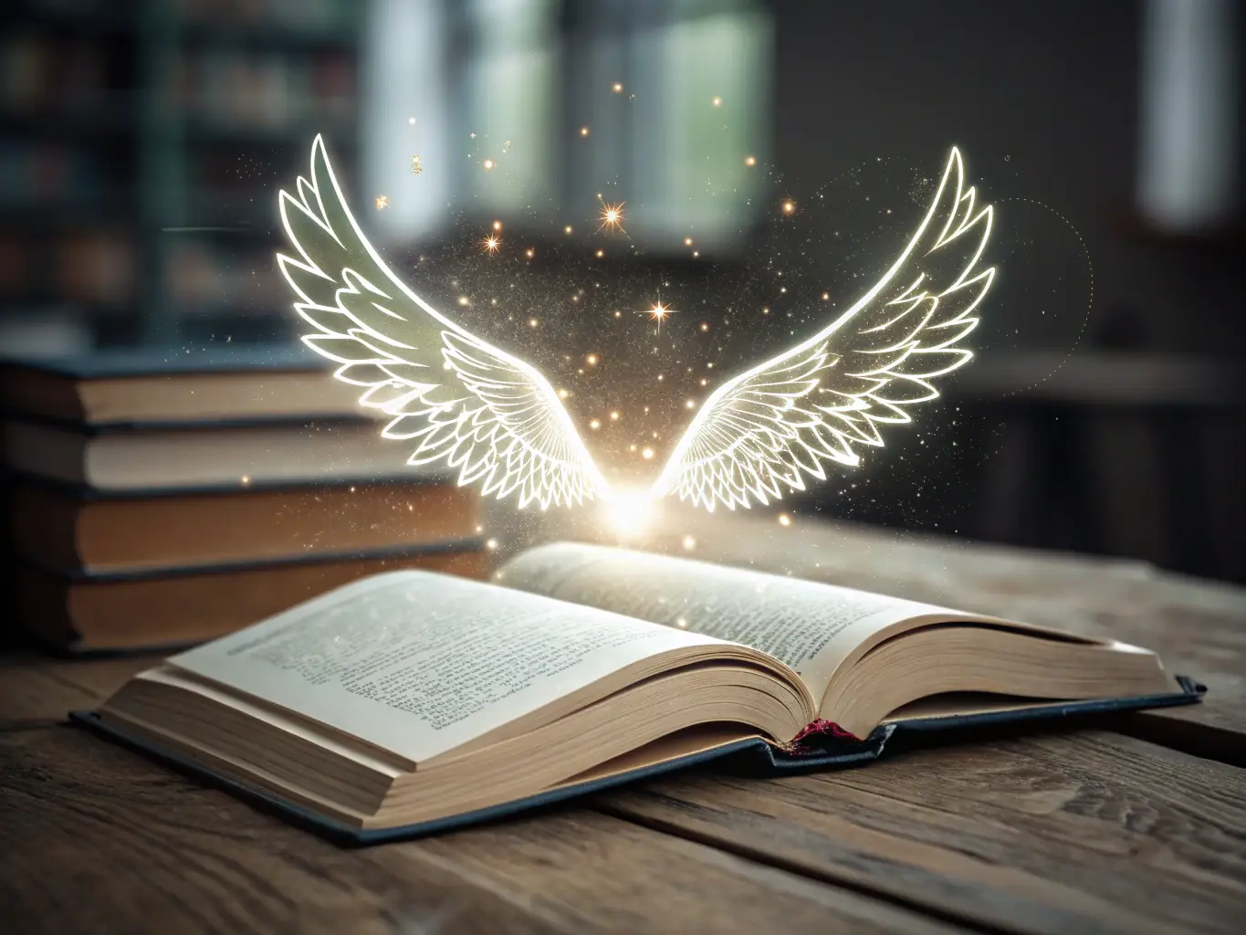 An image of an open book with light emanating from it, representing the knowledge and insights gained from Shant's ebooks.