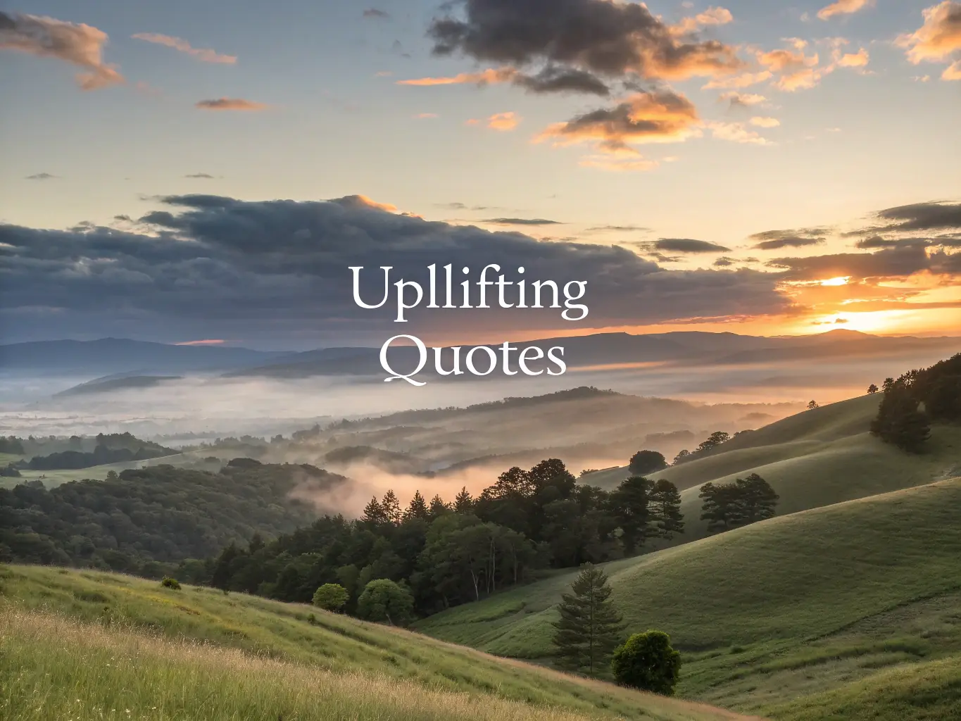 An image of an e-reader displaying an e-book with an inspiring quote against a backdrop of a sunrise over a peaceful landscape, symbolizing hope and new beginnings.